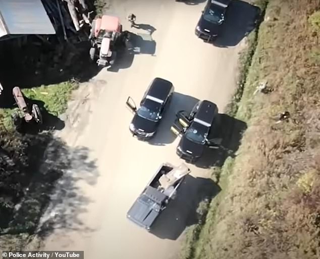 Dramatic drone footage shows moment deputies shoot man in tense 12-hour standoff