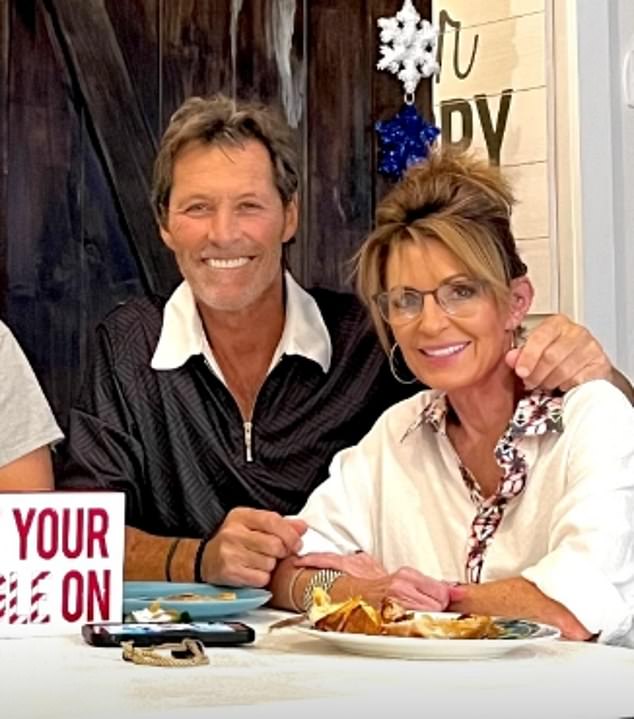 Sarah Palin spotted in rare photo with NHL legend boyfriend Ron Duguay as romance goes from strength to strength