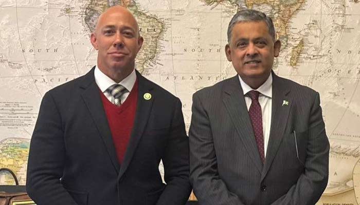 Ambassador Rizwan meets Congressman Brian Mast to bolster bilateral ties