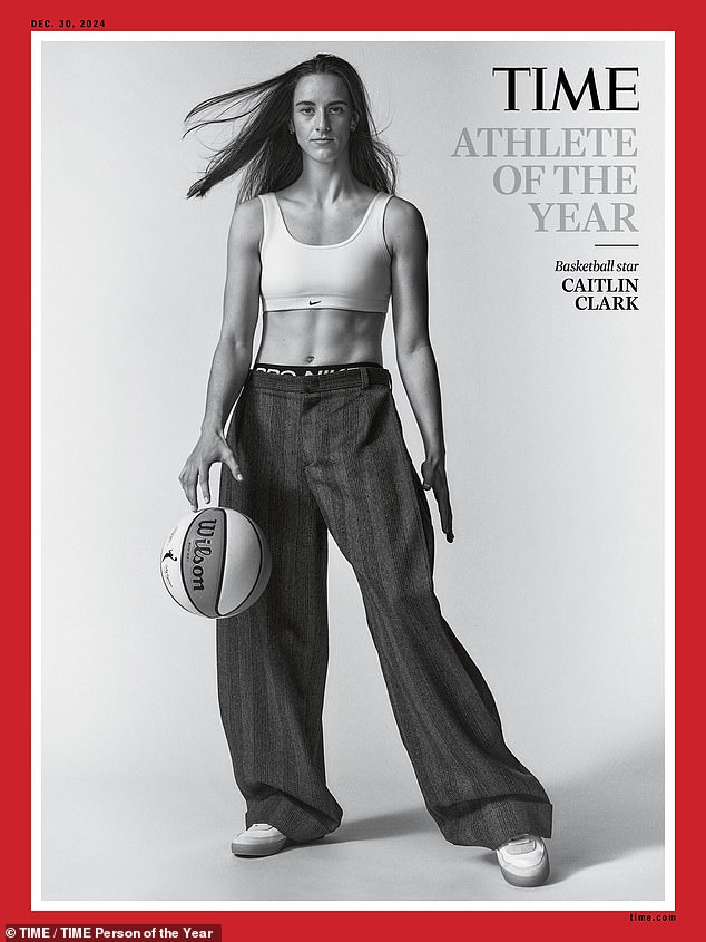 Caitlin Clark reveals Taylor Swift and Travis Kelce's WNBA promise as star is named TIME Athlete of the Year